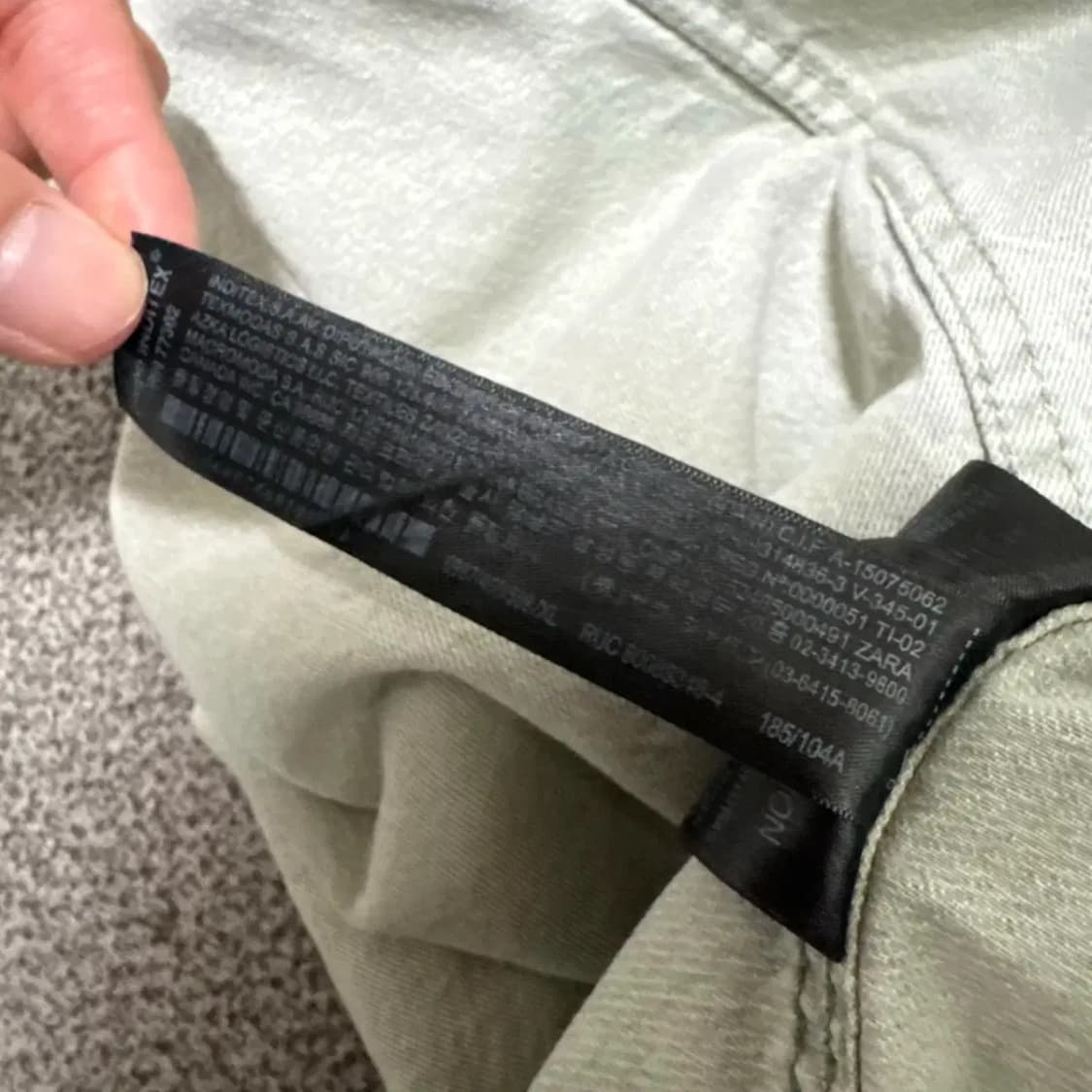 XL 자라 데님 셔츠 상품이미지5