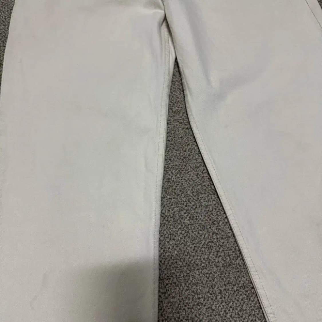 30 자라 화이트 데님 팬츠 상품이미지2