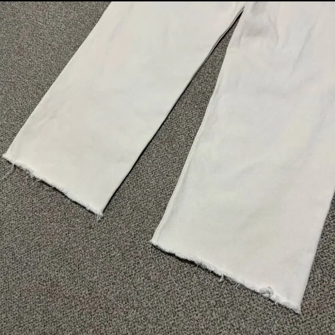 30 자라 화이트 데님 팬츠 상품이미지6