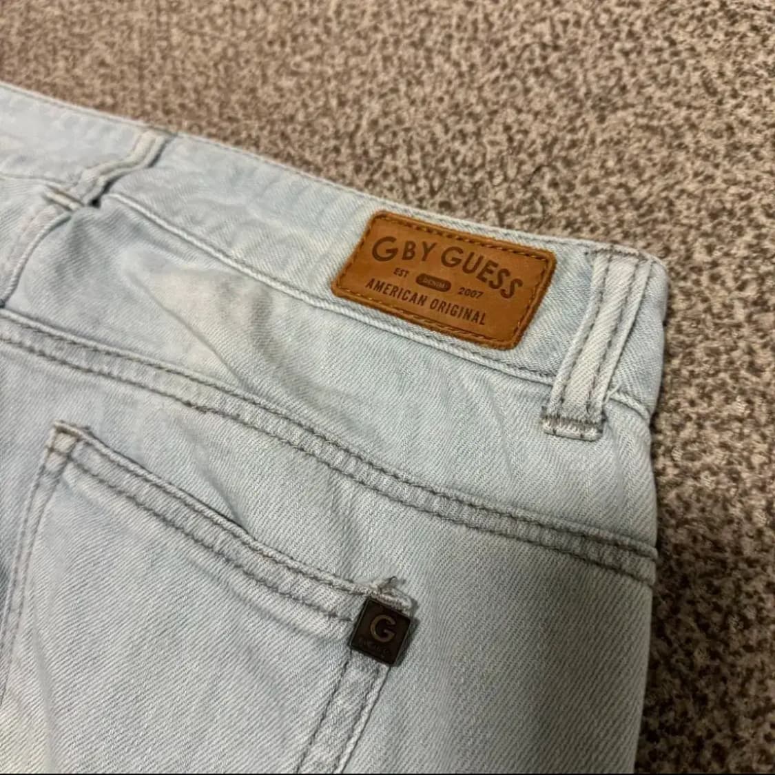 26 게스 연청 데님 청바지 여성 상품이미지3