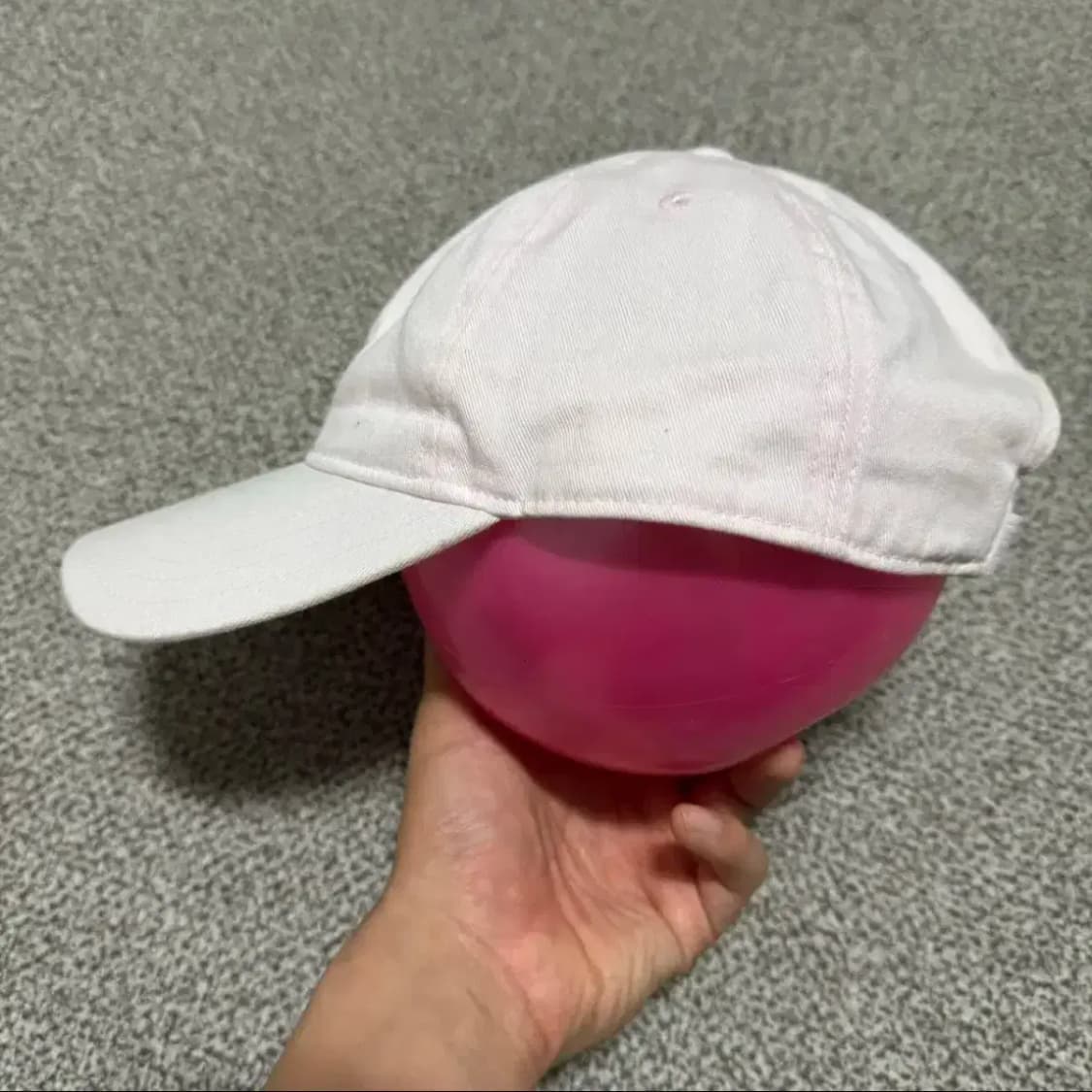 57-60 아디다스 핑크 볼캡 모자 상품이미지2