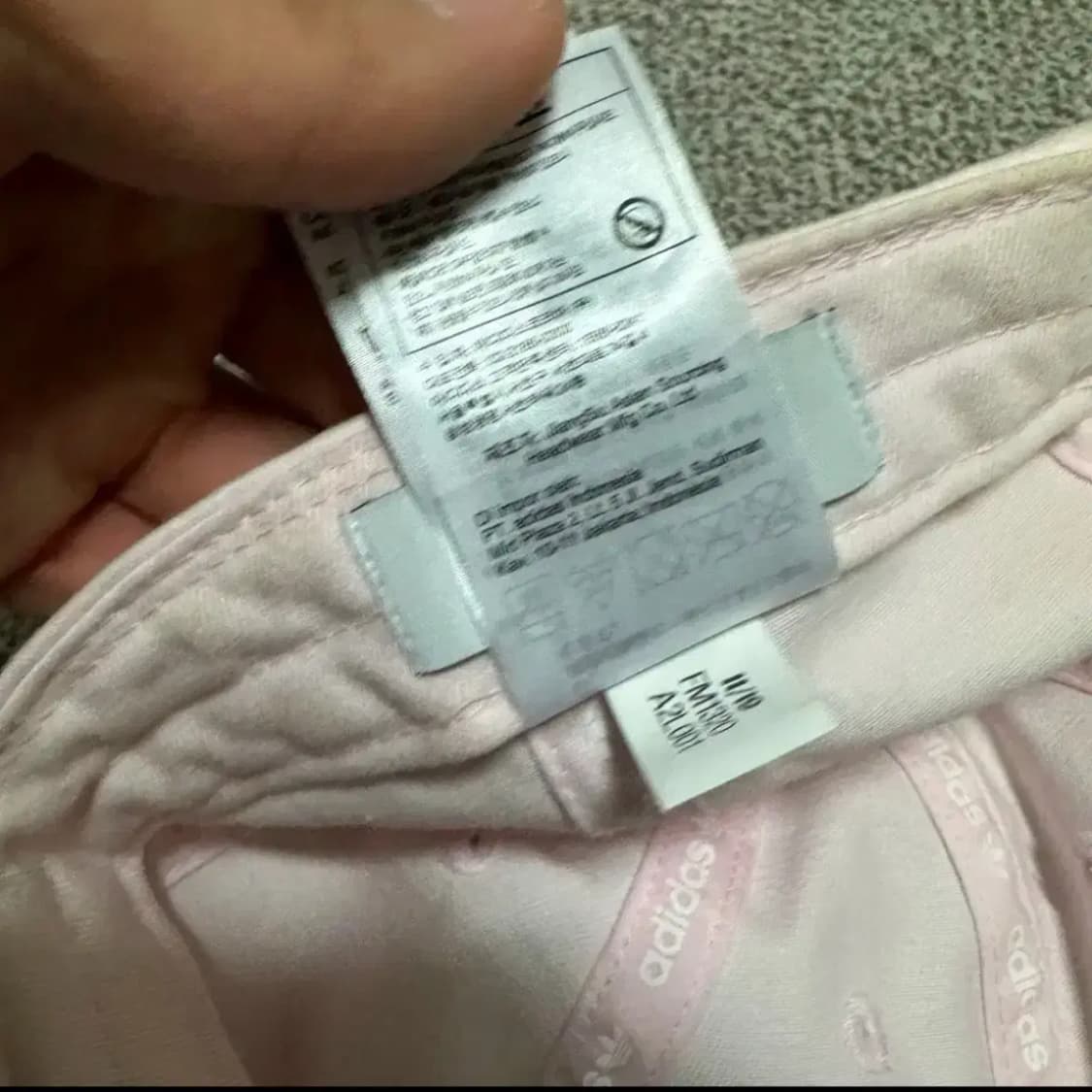 57-60 아디다스 핑크 볼캡 모자 상품이미지7