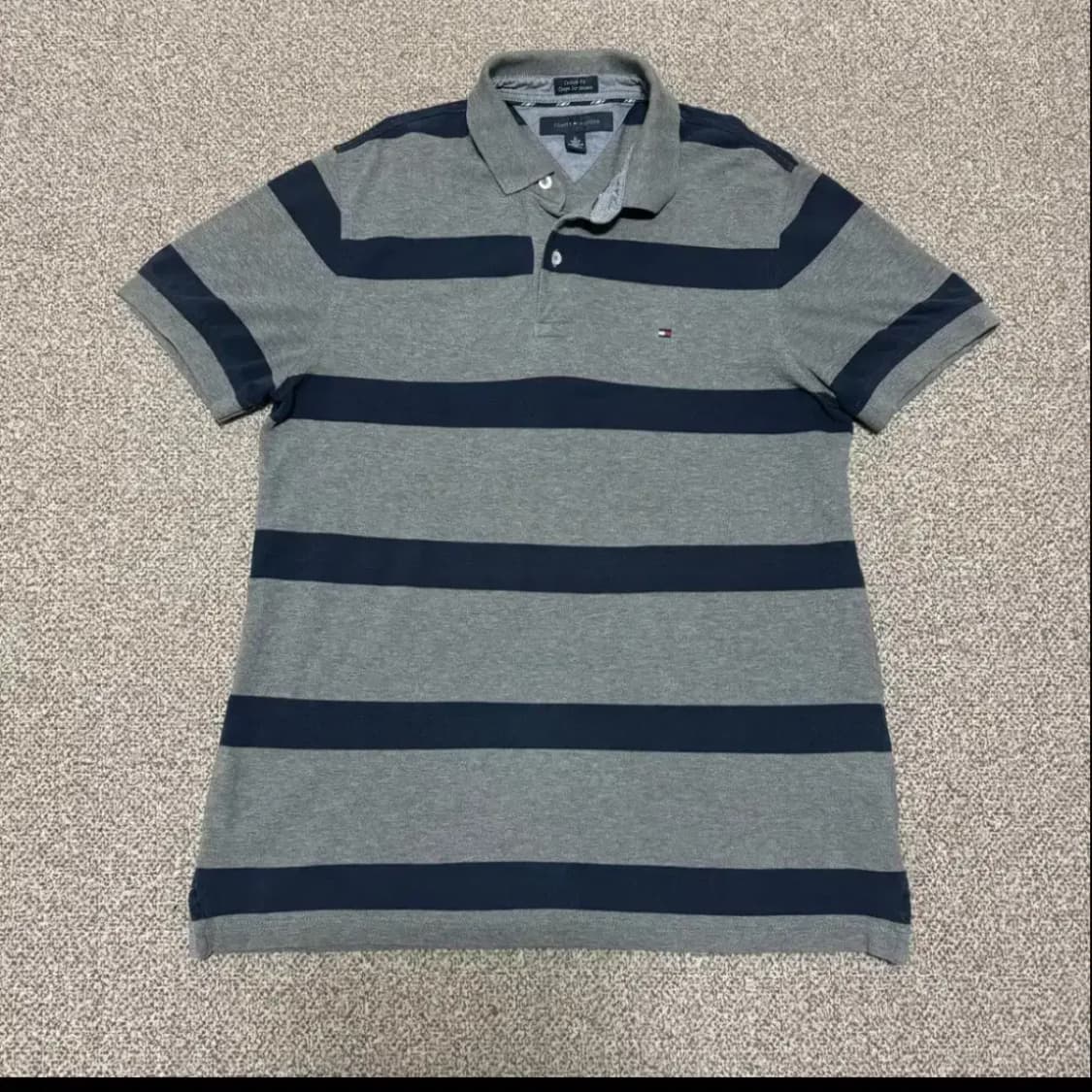 M 타미힐피거 스트라이프 반팔 카라티 상품이미지1