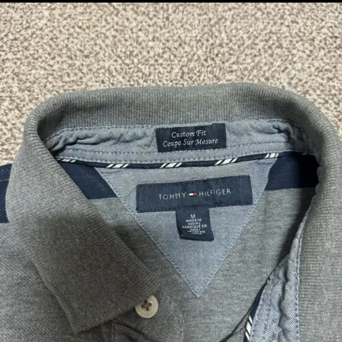 M 타미힐피거 스트라이프 반팔 카라티 상품이미지3