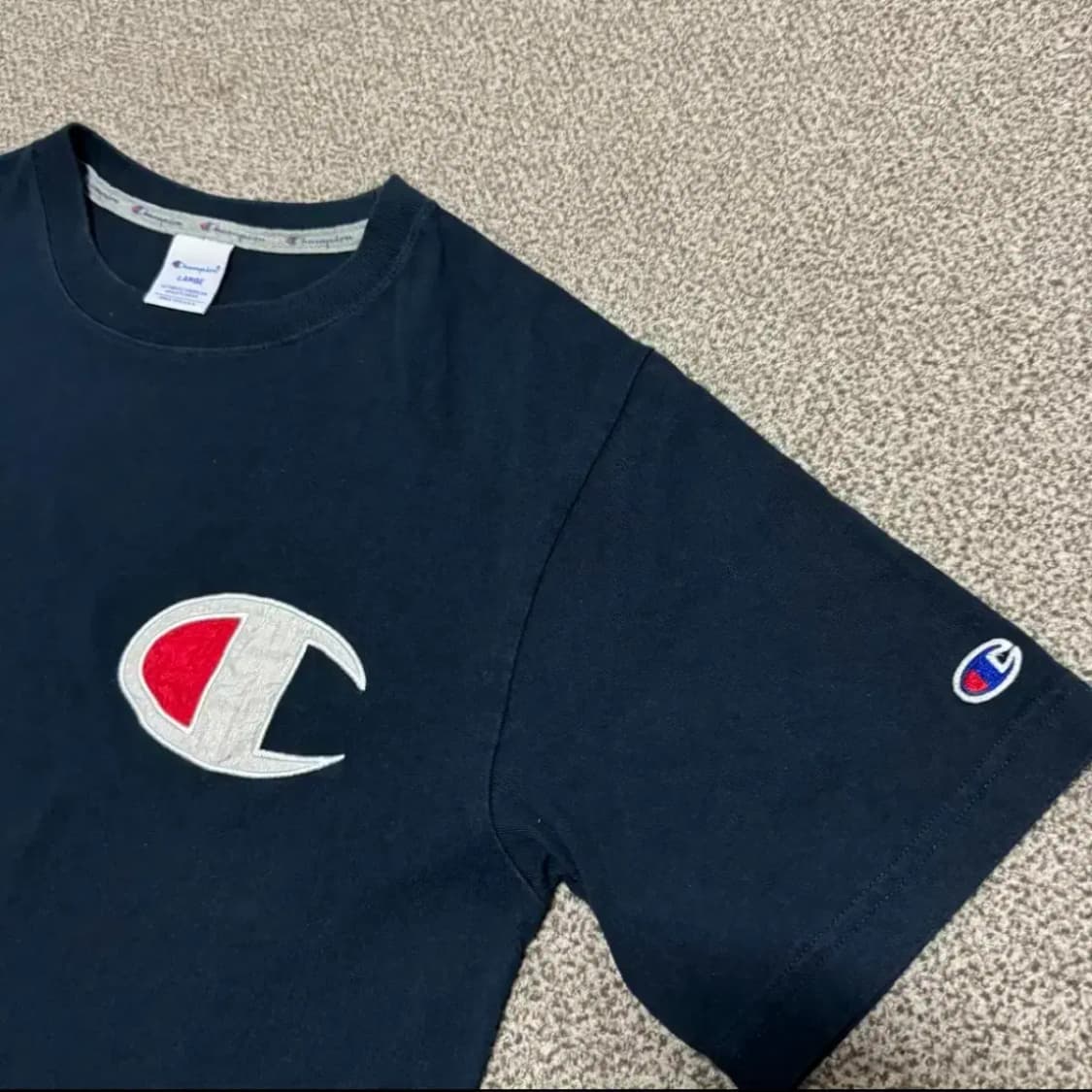 L 챔피온 빅로고 반팔 티셔츠 상품이미지2