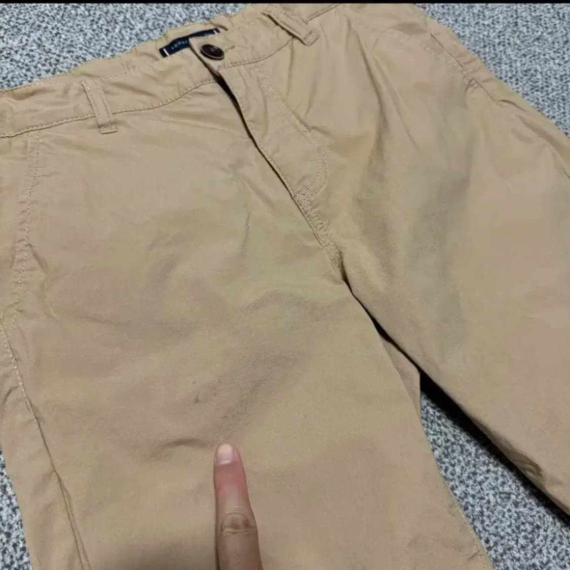 164 타미힐피거 면 반바지 베이지 상품이미지3