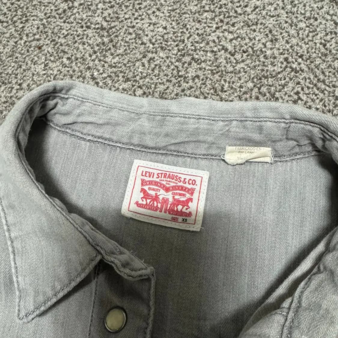 Xs 리바이스 데님 원피스 상품이미지3