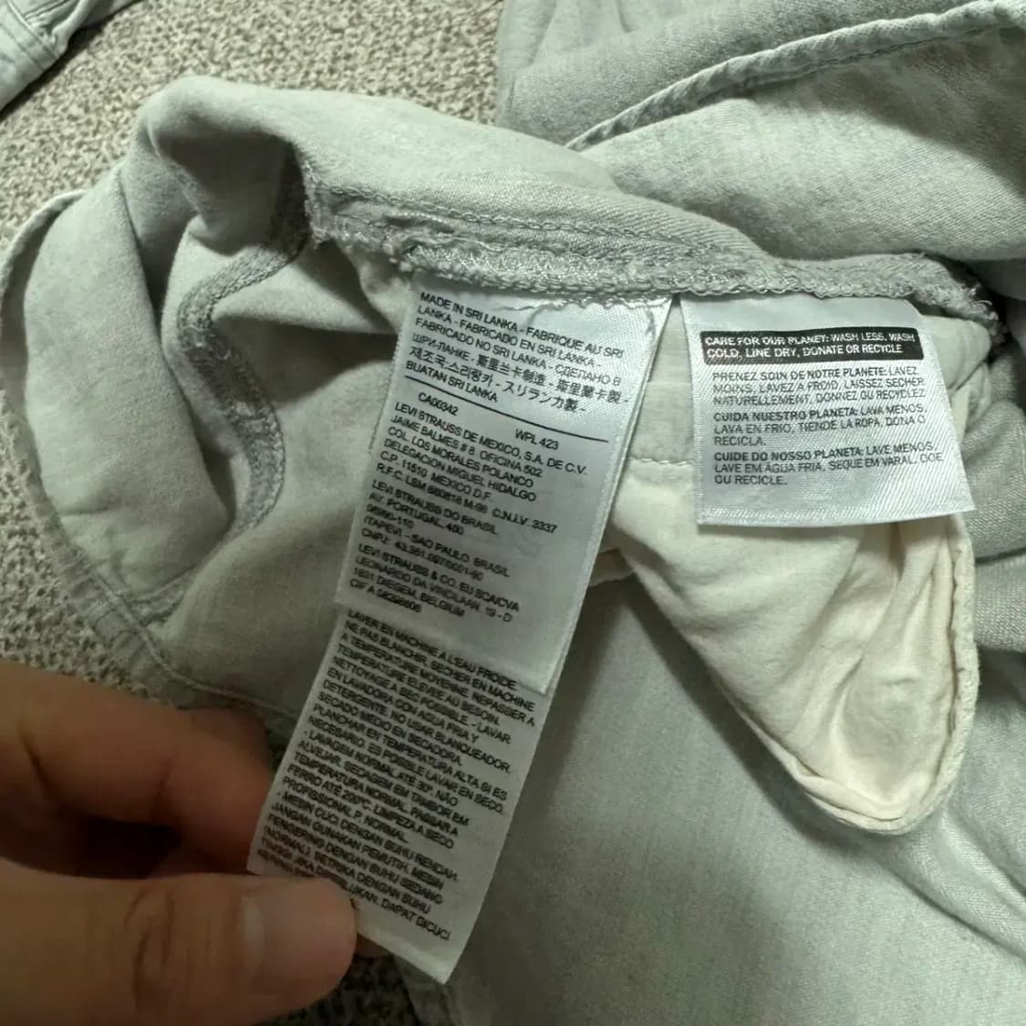 Xs 리바이스 데님 원피스 상품이미지6