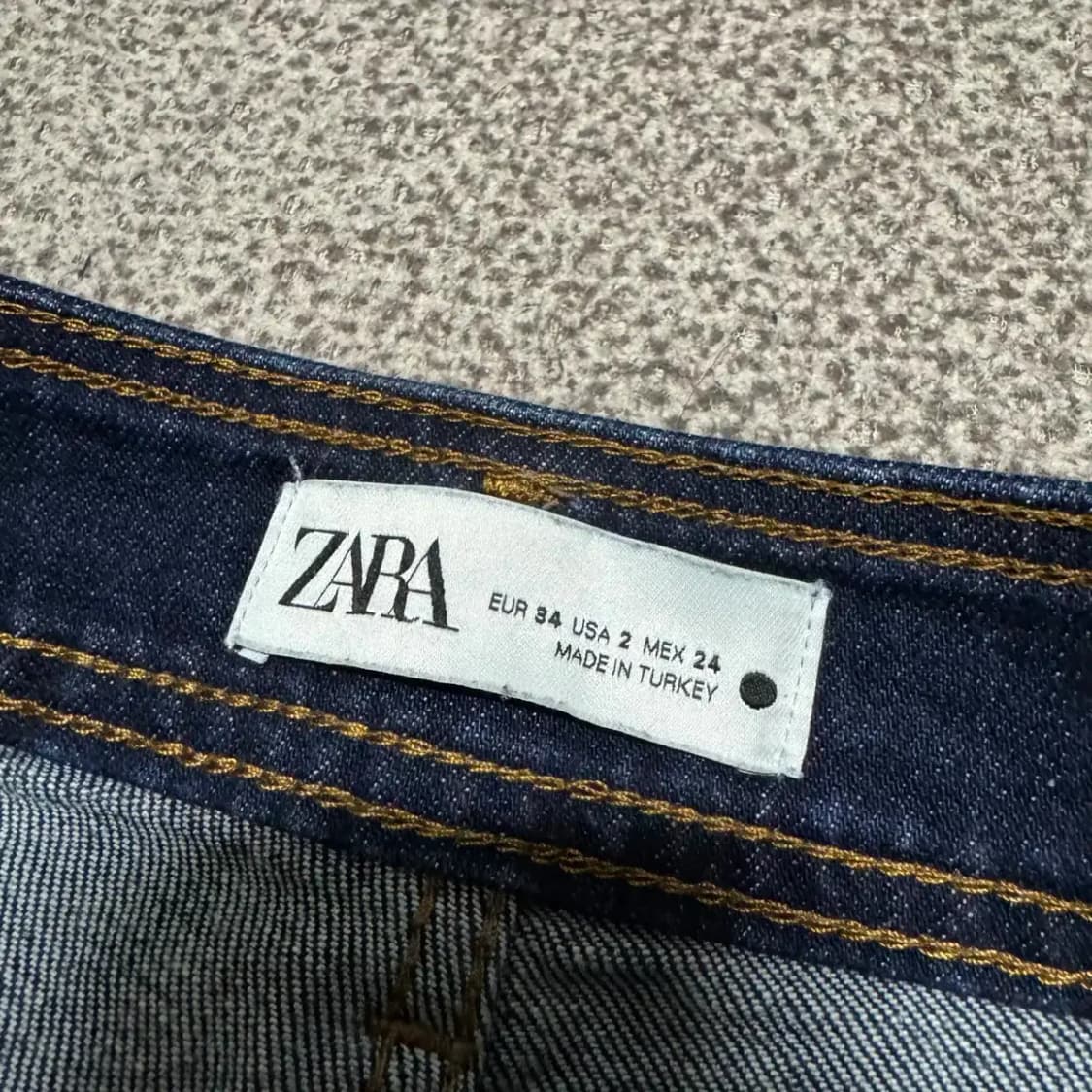 24 자라 진청바지 부츠컷 여성 상품이미지3