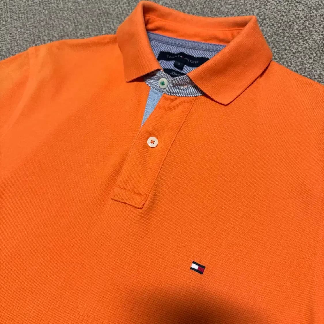 S 타미힐피거 반팔 카라티 슬림핏 상품이미지2