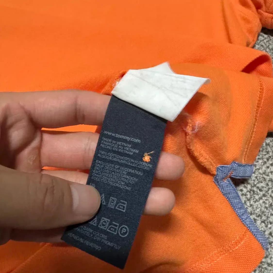 S 타미힐피거 반팔 카라티 슬림핏 상품이미지4