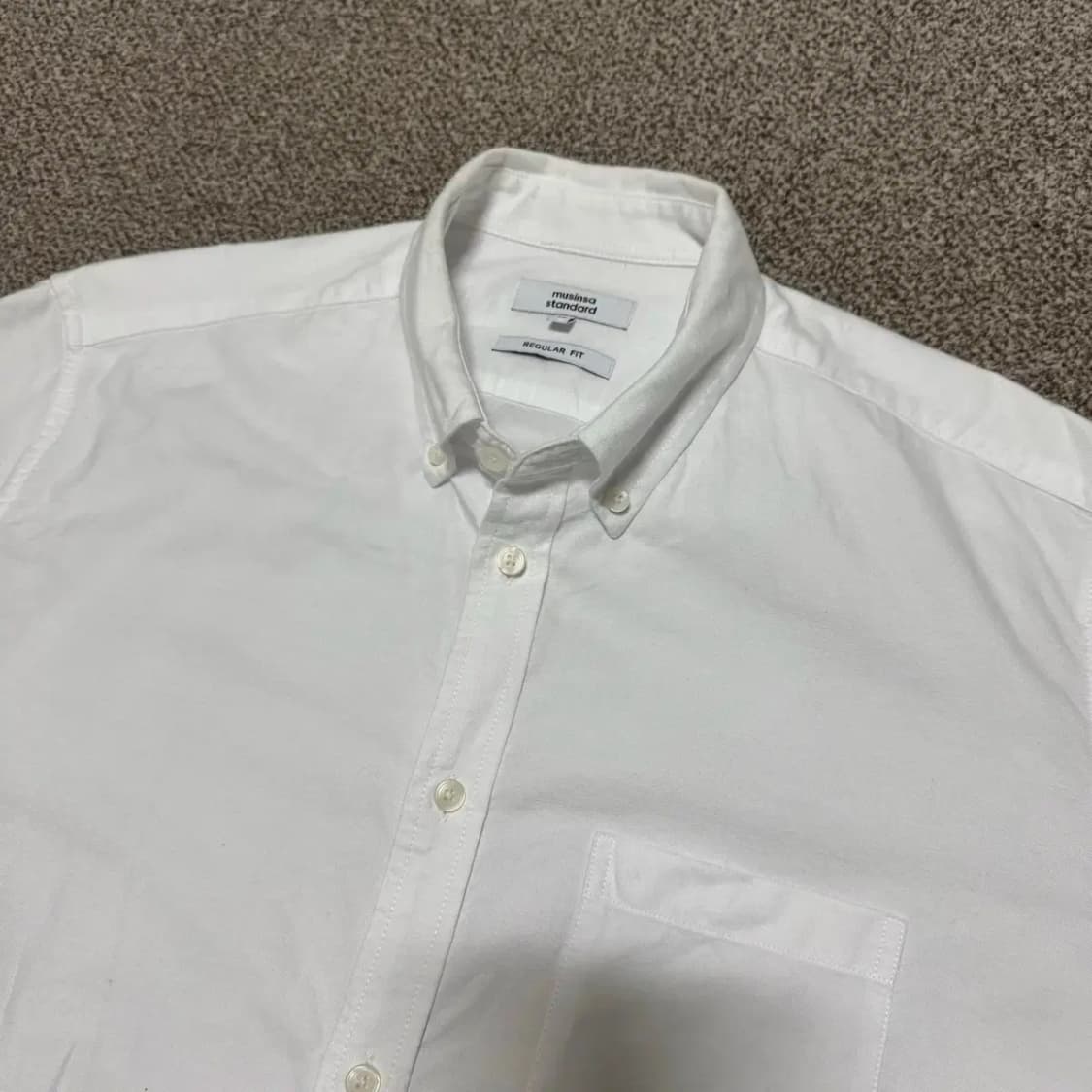 XL 무신사스탠다드 화이트 셔츠 레귤러핏 상품이미지2
