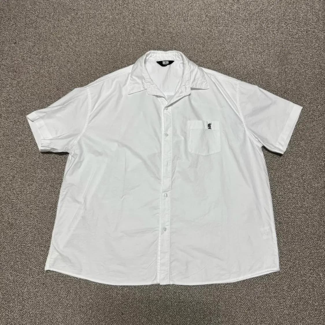 L 트릴리온 화이트 반팔 셔츠 상품이미지1