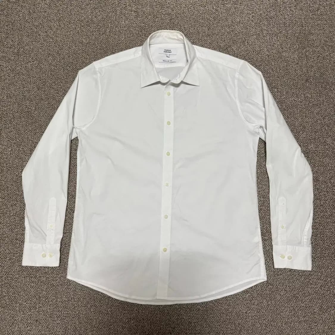 L 무신사스탠다드 화이트 셔츠 레귤러핏 상품이미지1