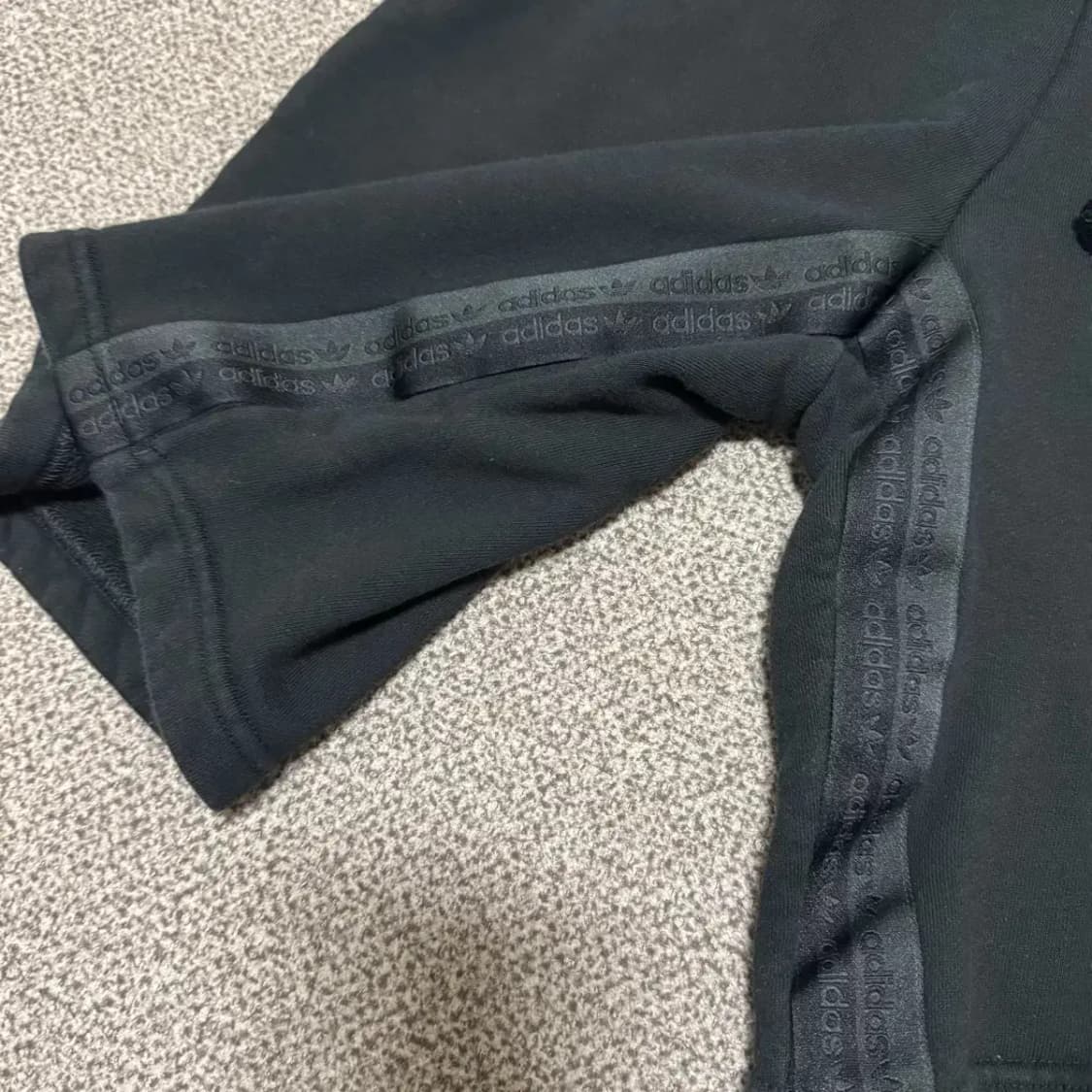S 아디다스 블랙 트레이닝 반바지 상품이미지3