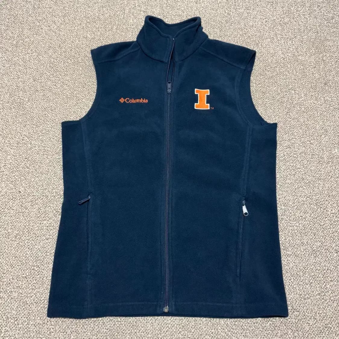 M 콜롬비아 플리스 조끼 네이비 상품이미지1