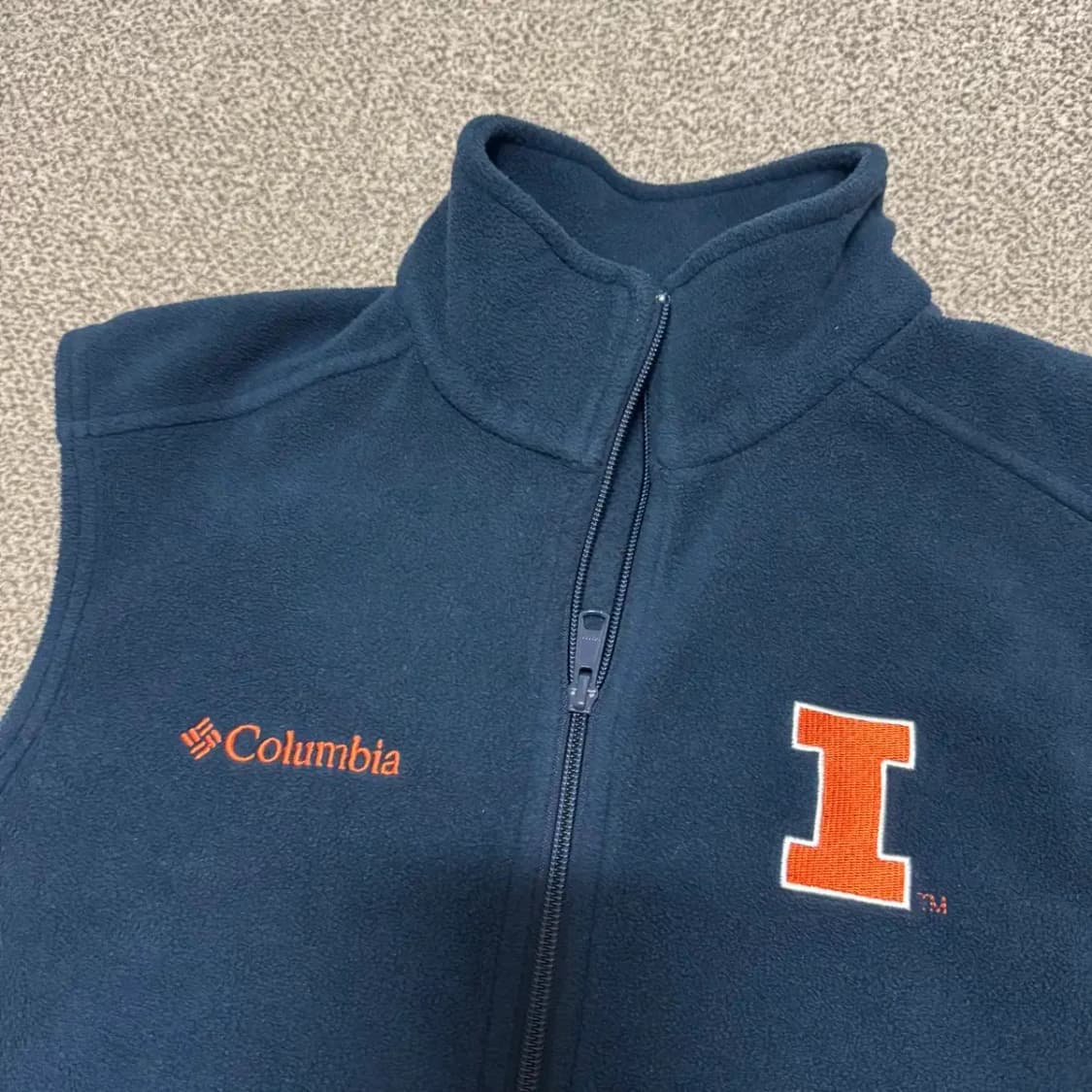 M 콜롬비아 플리스 조끼 네이비 상품이미지2