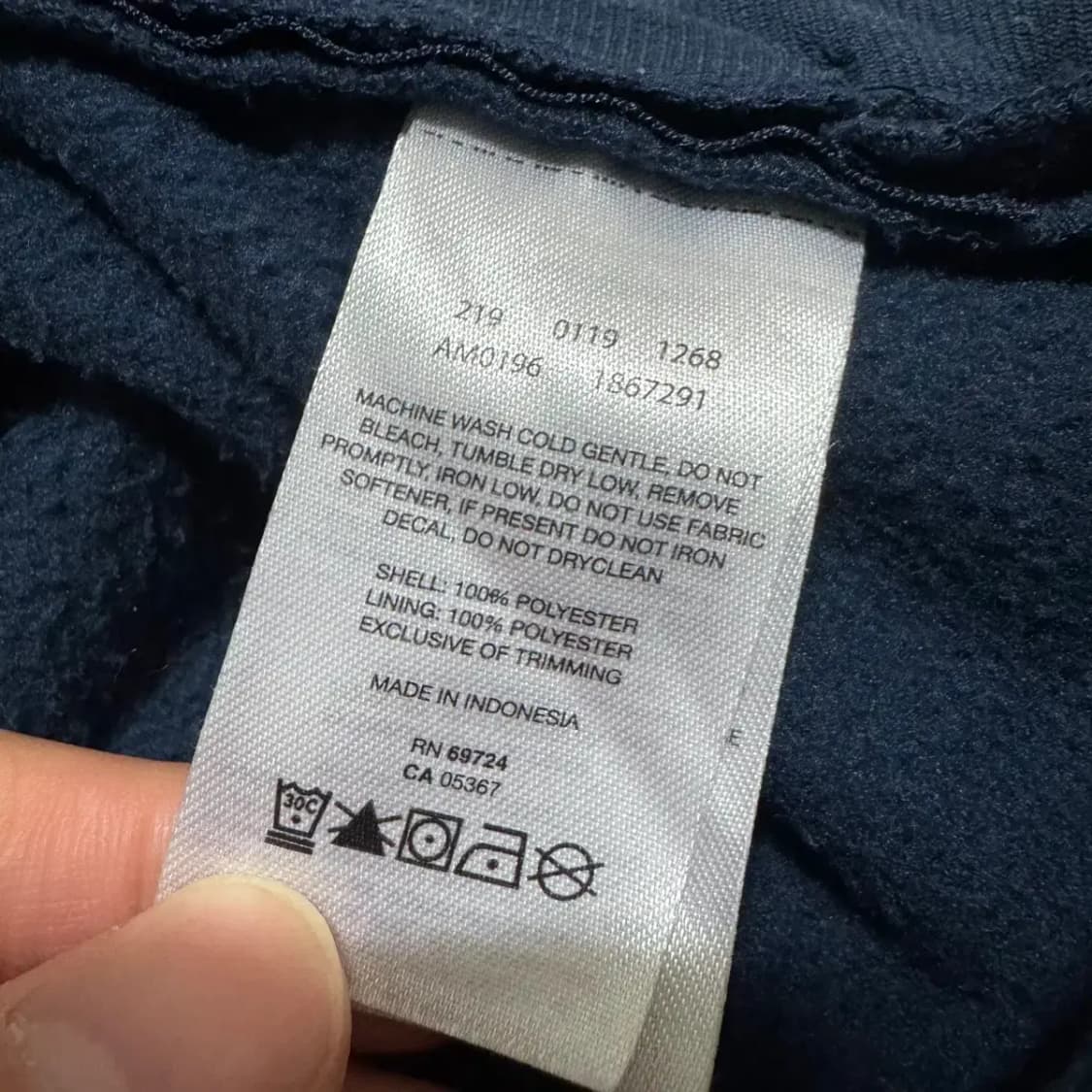 M 콜롬비아 플리스 조끼 네이비 상품이미지4