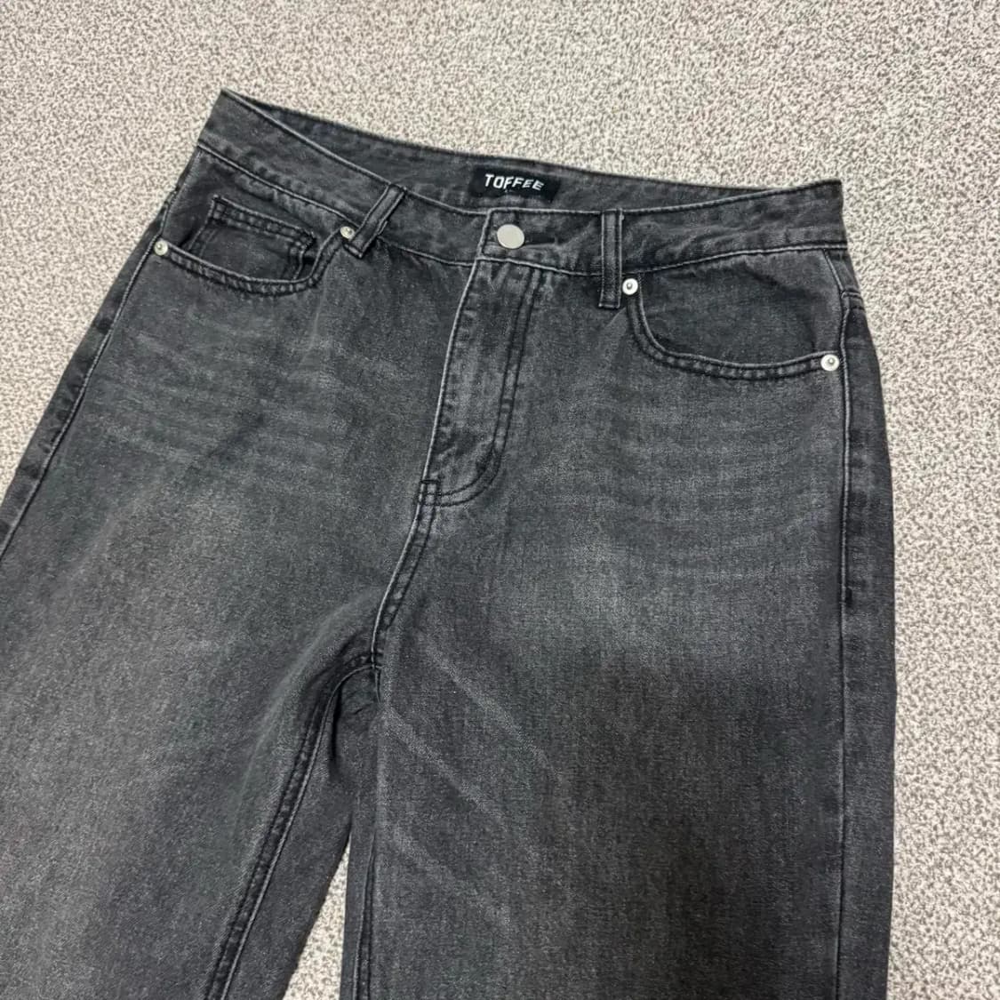 L 토피 데님 흑청바지 상품이미지2