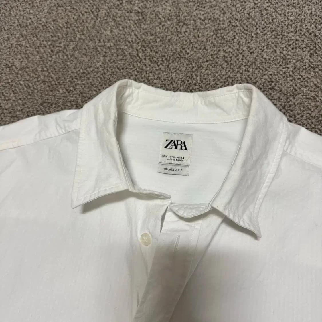 XL 자라 화이트 셔츠 상품이미지3
