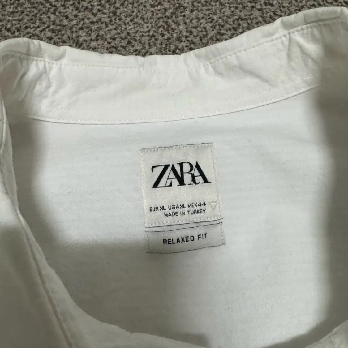 XL 자라 화이트 셔츠 상품이미지4