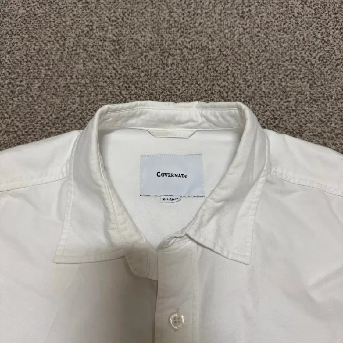 XL 커버낫 화이트 셔츠 상품이미지3