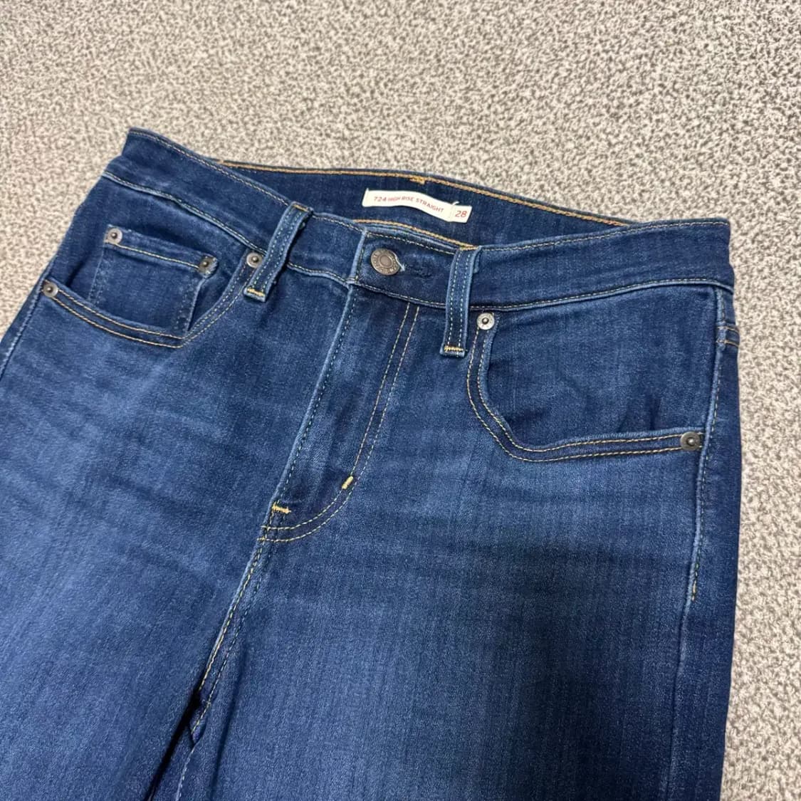 28 리바이스 724 진청바지 여성 상품이미지2