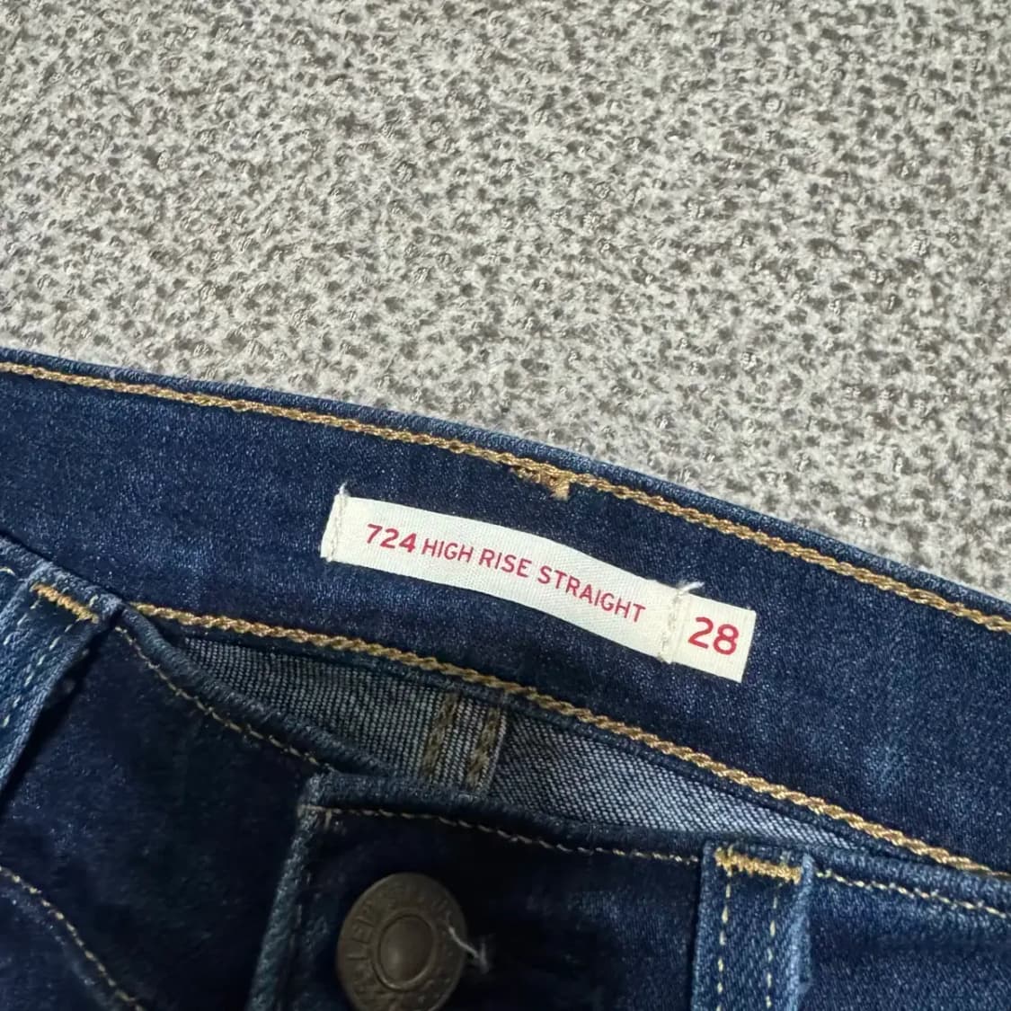 28 리바이스 724 진청바지 여성 상품이미지3