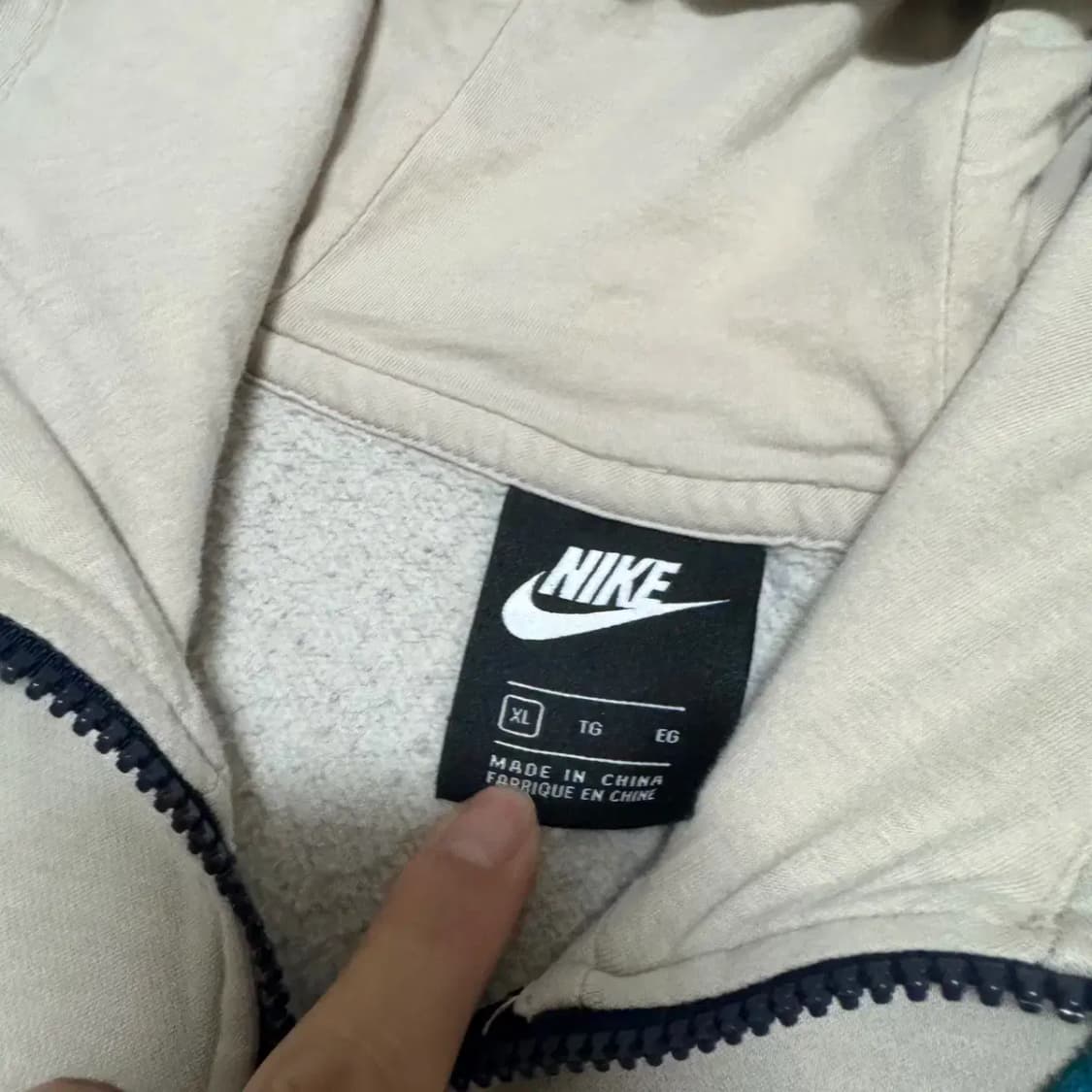 XL 나이키 후드 반집업 상품이미지3