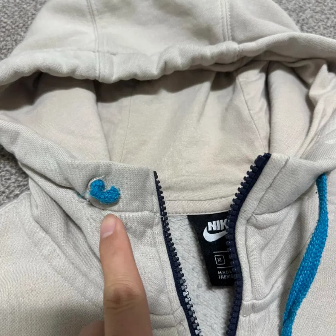 XL 나이키 후드 반집업 상품이미지4