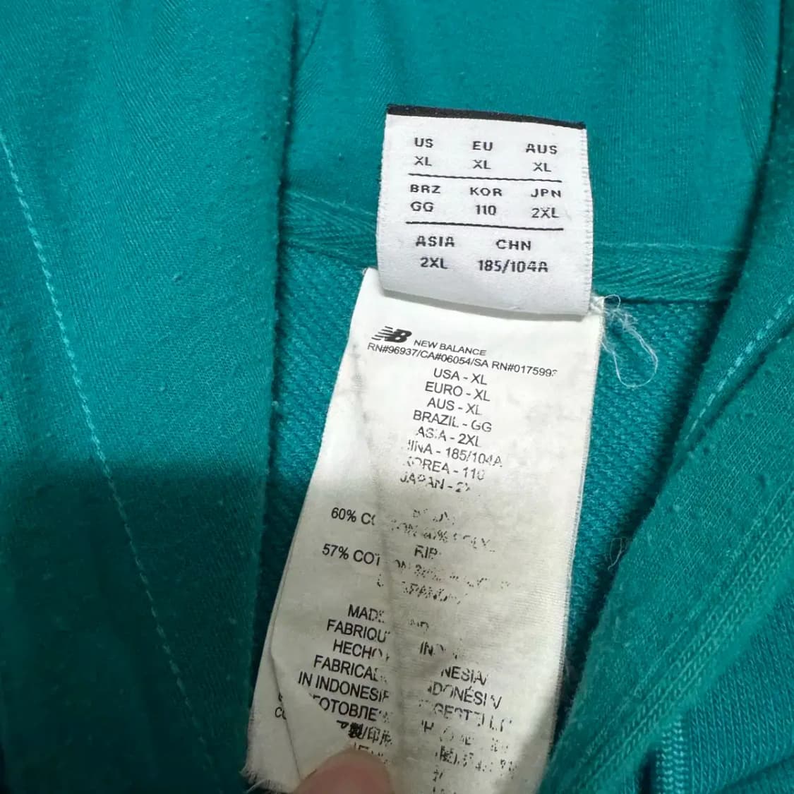 2xl 뉴발란스 후드티 상품이미지5