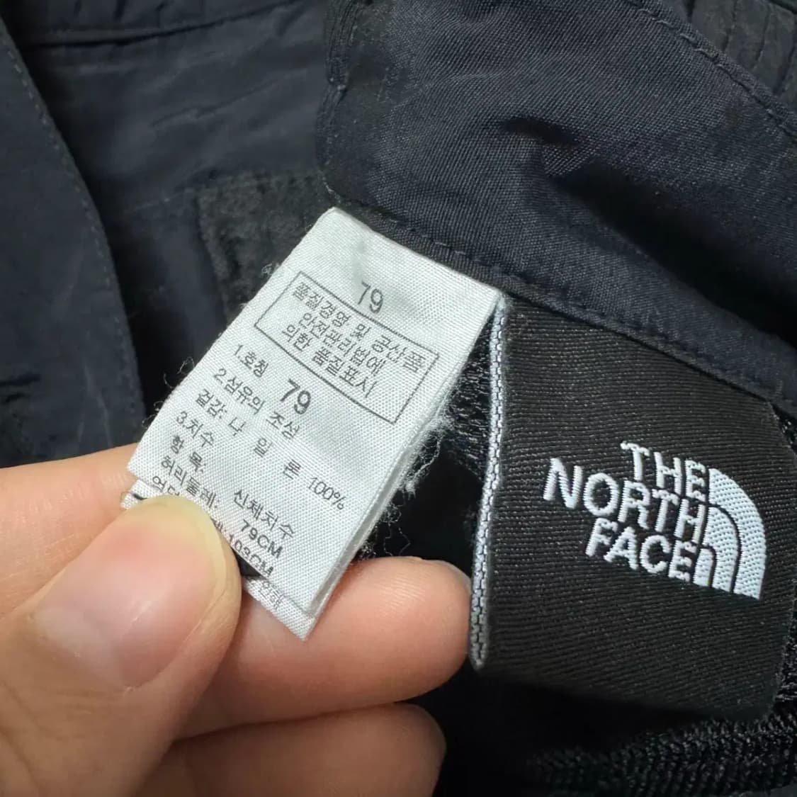 32 노스페이스 블랙 반바지 상품이미지3