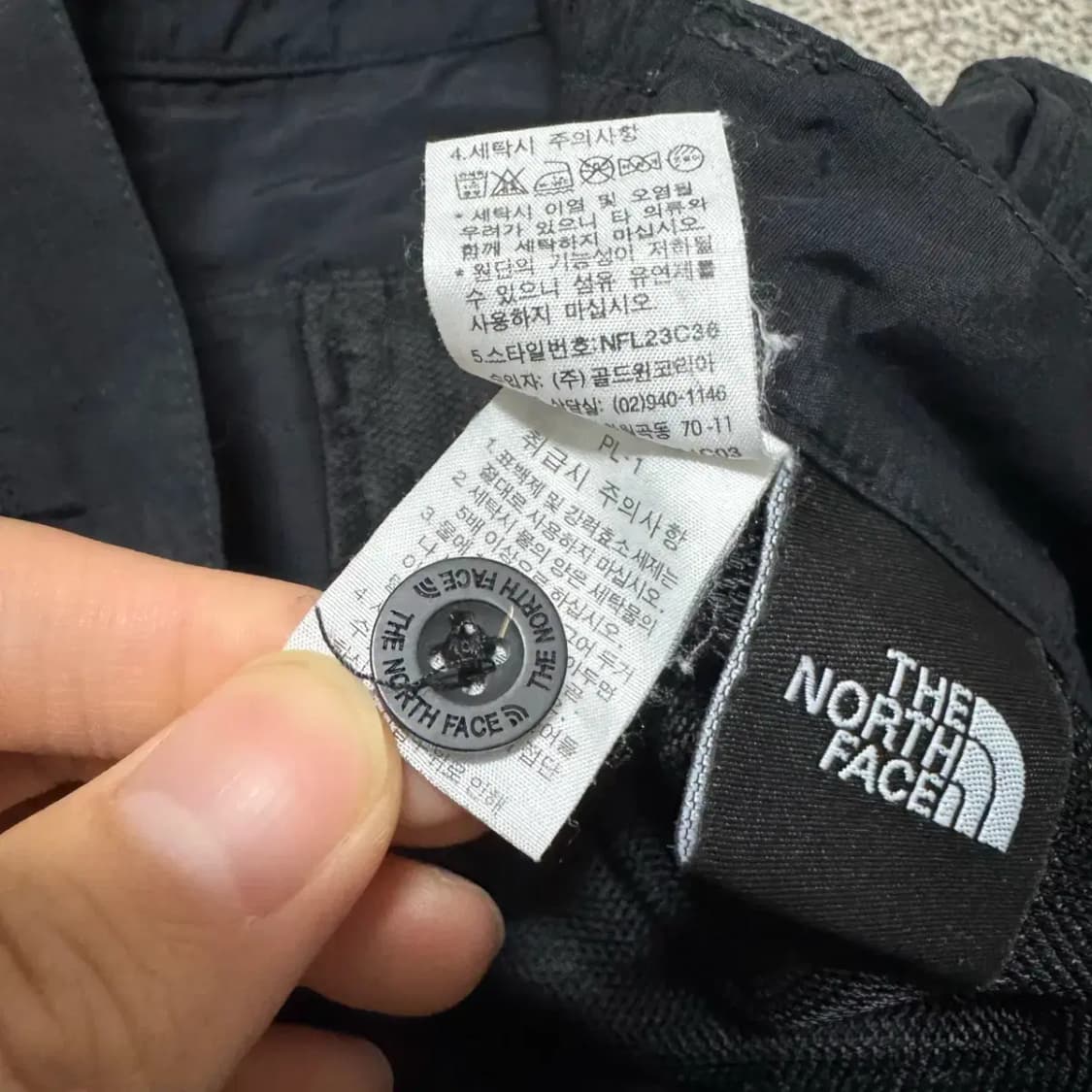 32 노스페이스 블랙 반바지 상품이미지4