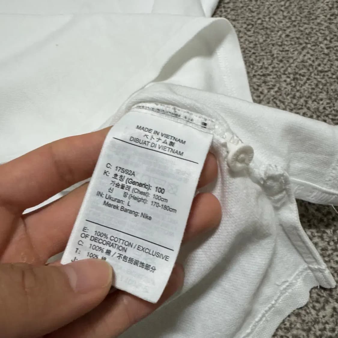 L 나이키 반팔 카라티 상품이미지3