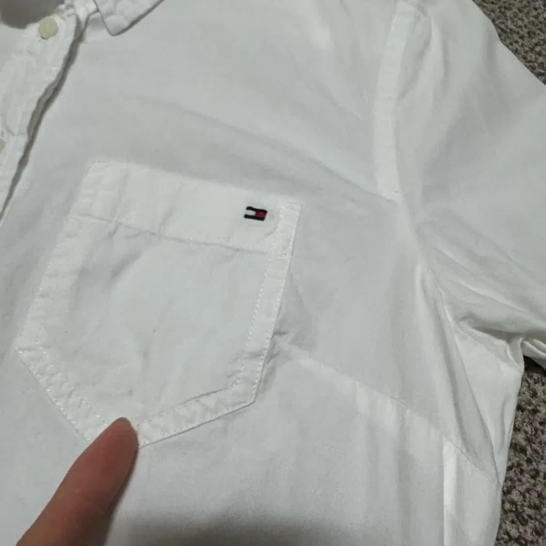 Xs 타미힐피거 화이트 셔츠 여성 상품이미지5