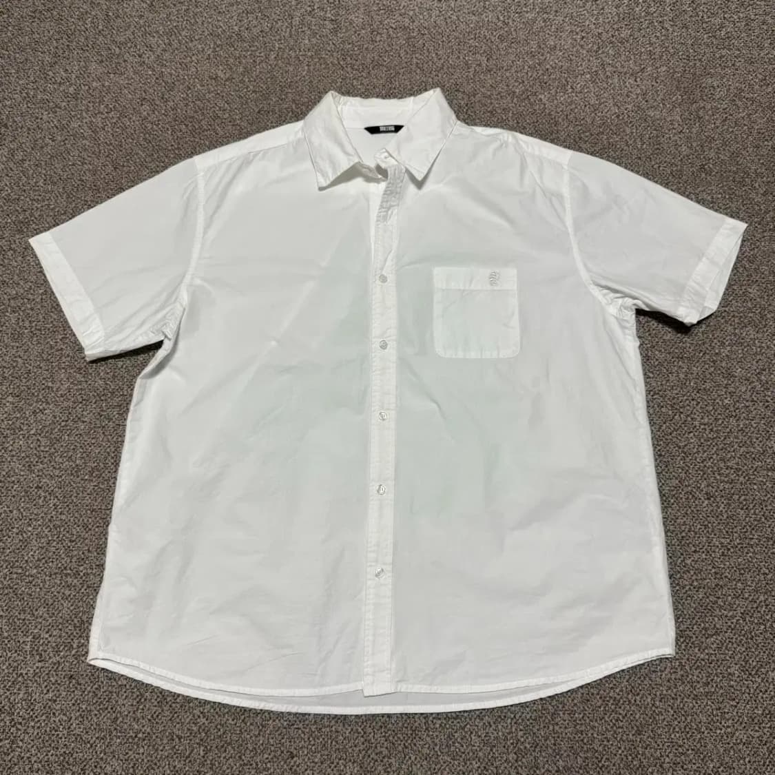 XL 트릴리온 화이트 반팔 셔츠 상품이미지1