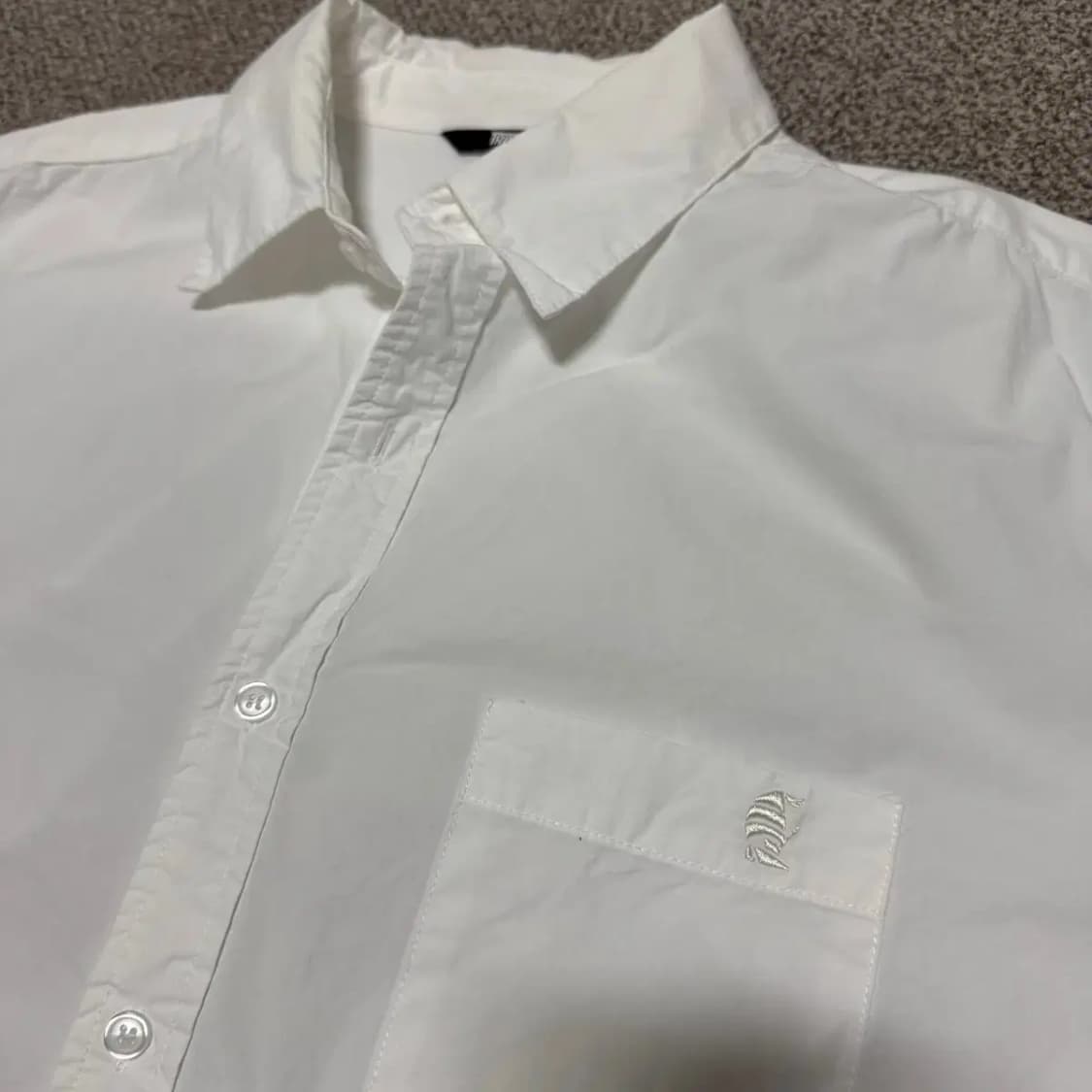 XL 트릴리온 화이트 반팔 셔츠 상품이미지2