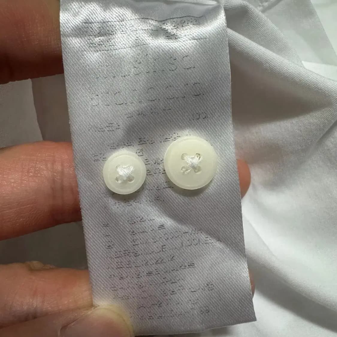 2xl 무신사스탠다드 화이트셔츠 레귤러핏 상품이미지4