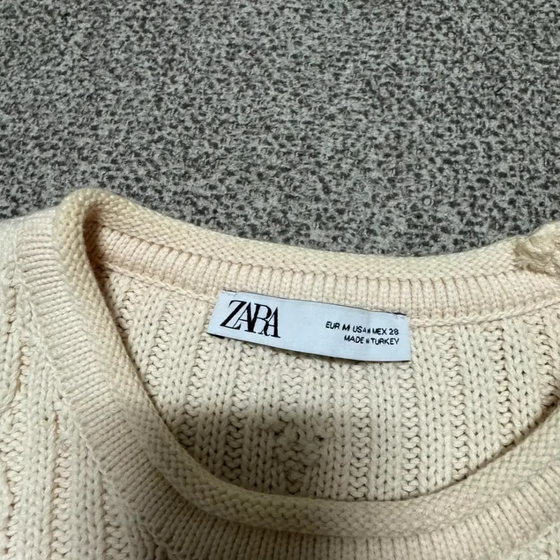 M 자라 니트 조끼 여성 상품이미지2