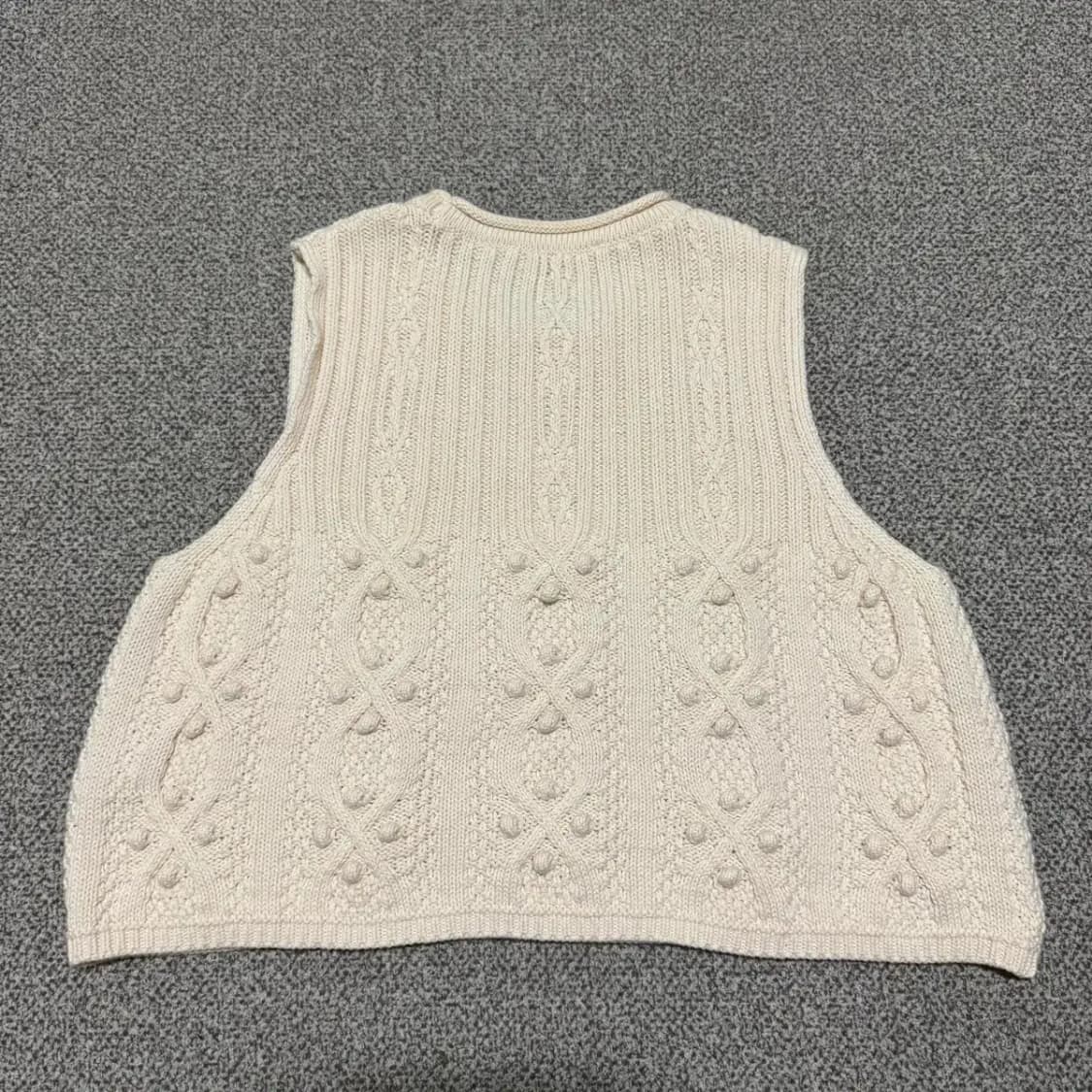 M 자라 니트 조끼 여성 상품이미지4