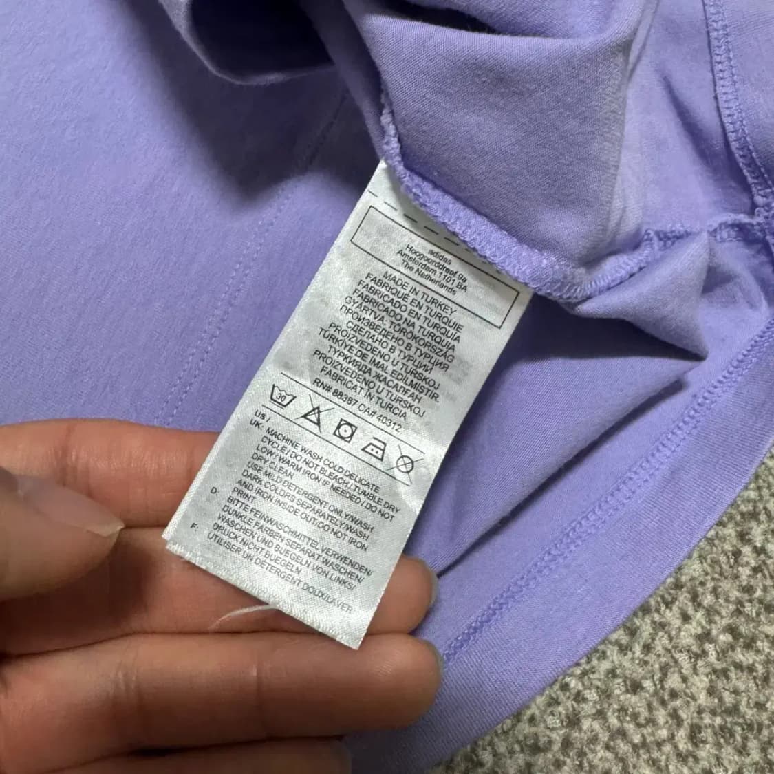 S 아디다스 빅로고 반팔 상품이미지5