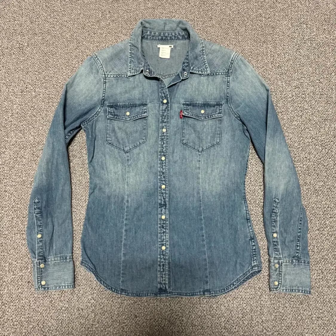 Xs 리바이스 데님 셔츠 여성 상품이미지1