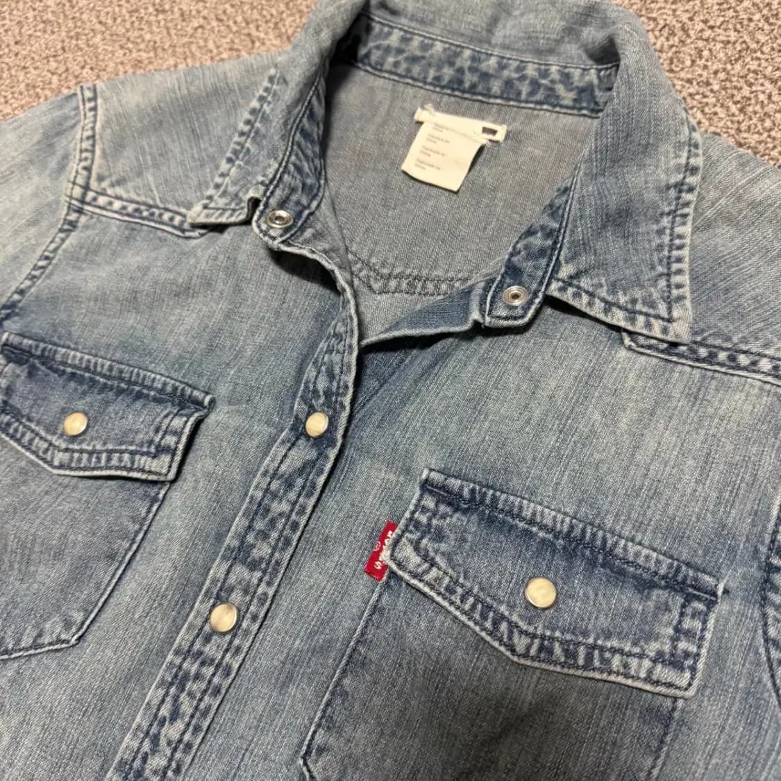 Xs 리바이스 데님 셔츠 여성 상품이미지2