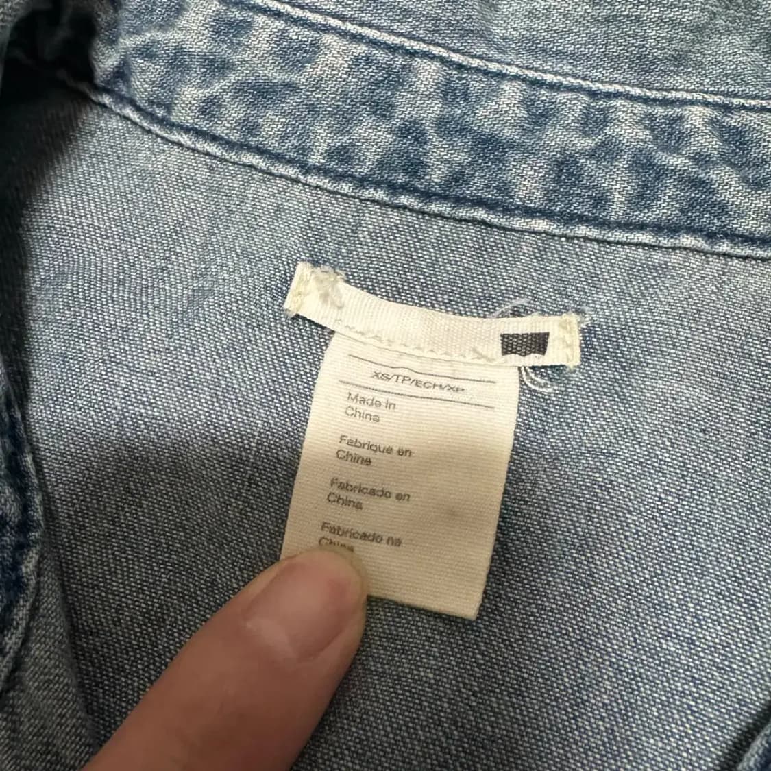 Xs 리바이스 데님 셔츠 여성 상품이미지3