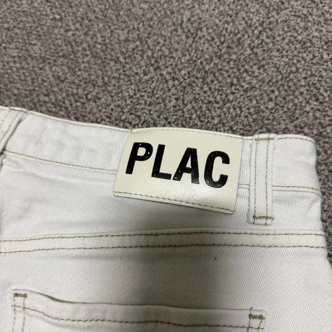 29 PLAC 화이트 데님 반바지 상품이미지2