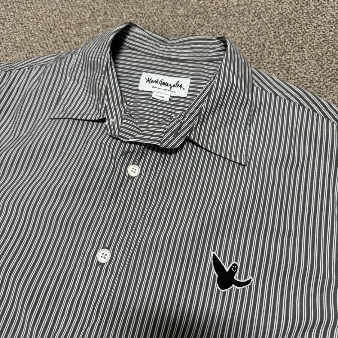 L 마크곤잘레스 스트라이프 반팔 셔츠 상품이미지2