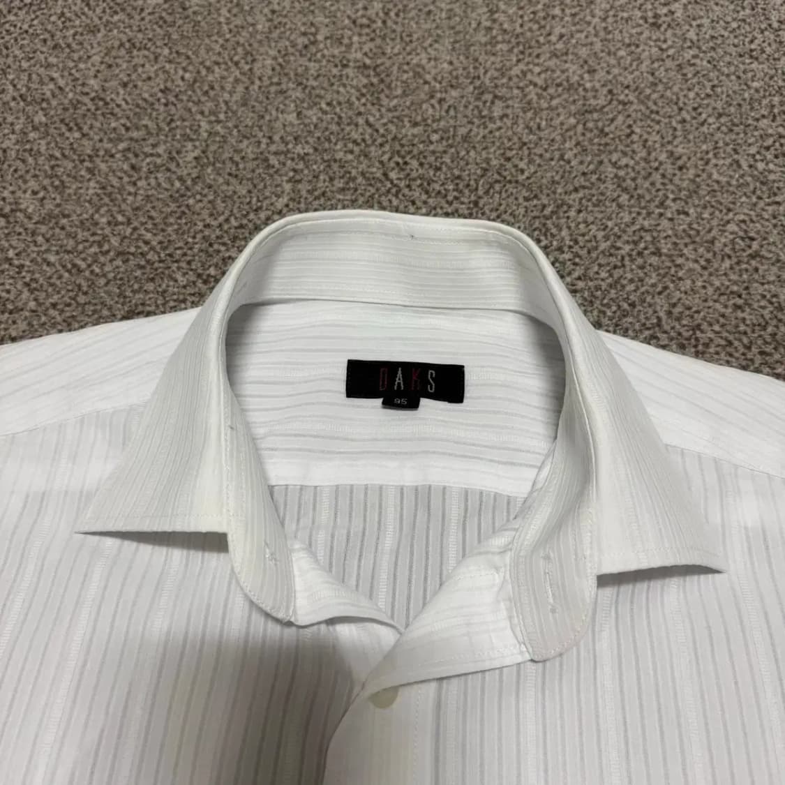 95 닥스 화이트 반팔 셔츠 상품이미지3