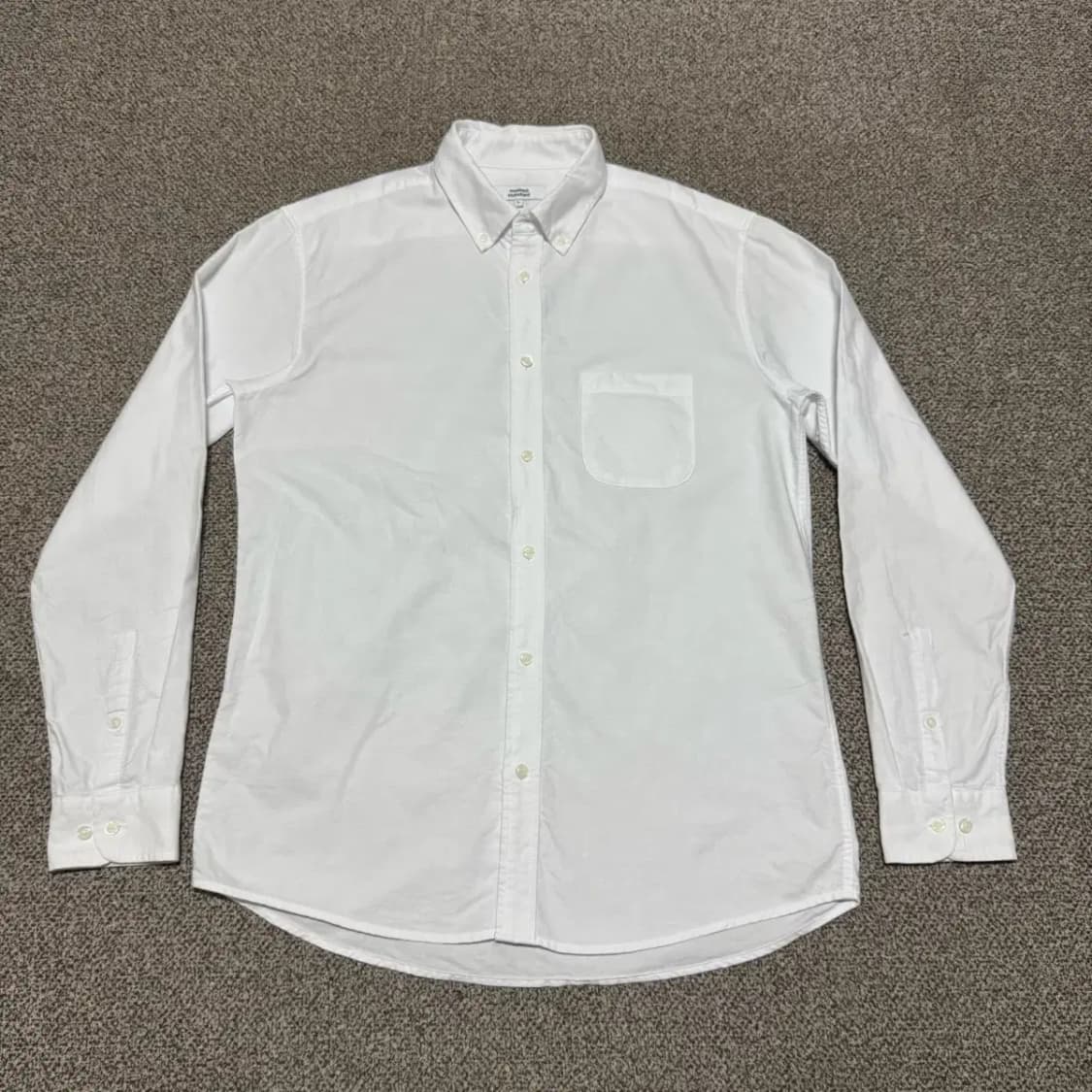 L 무신사스탠다드 화이트 옥스포드 셔츠 레귤러핏 상품이미지1