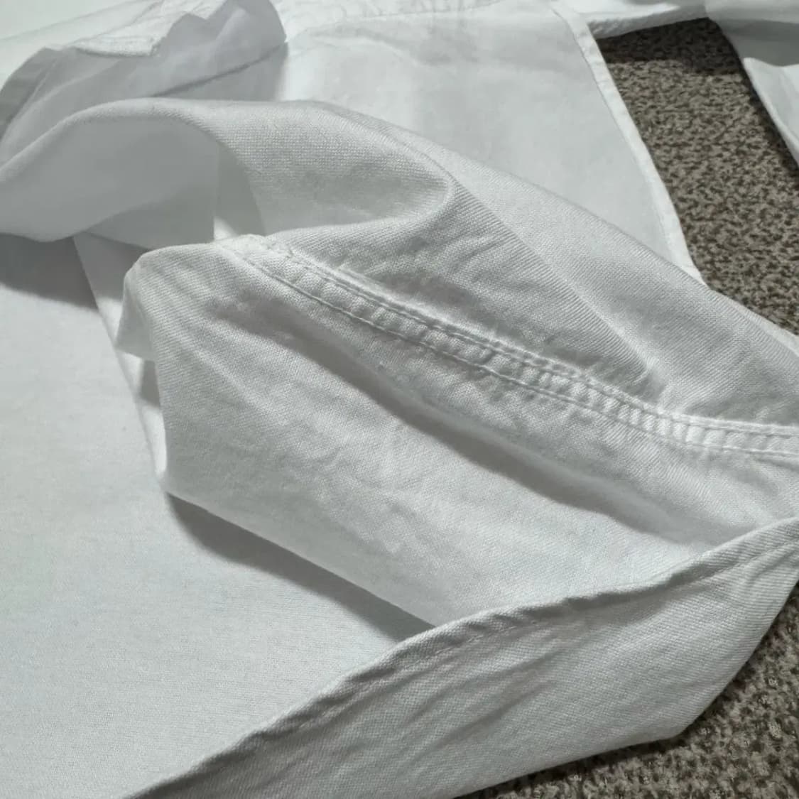 L 무신사스탠다드 화이트 옥스포드 셔츠 레귤러핏 상품이미지5