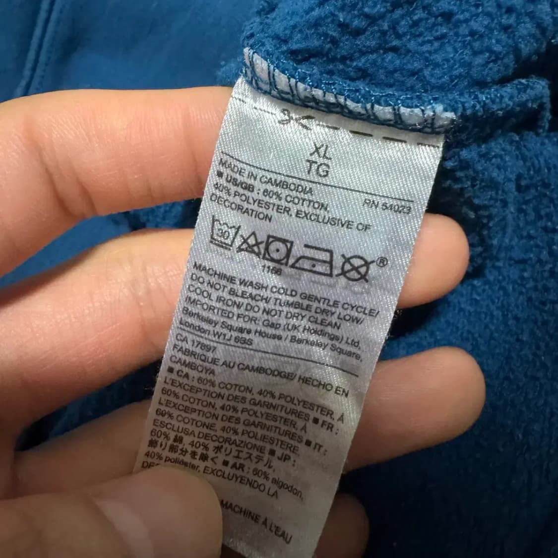 XL GAP 갭 후드티 상품이미지4